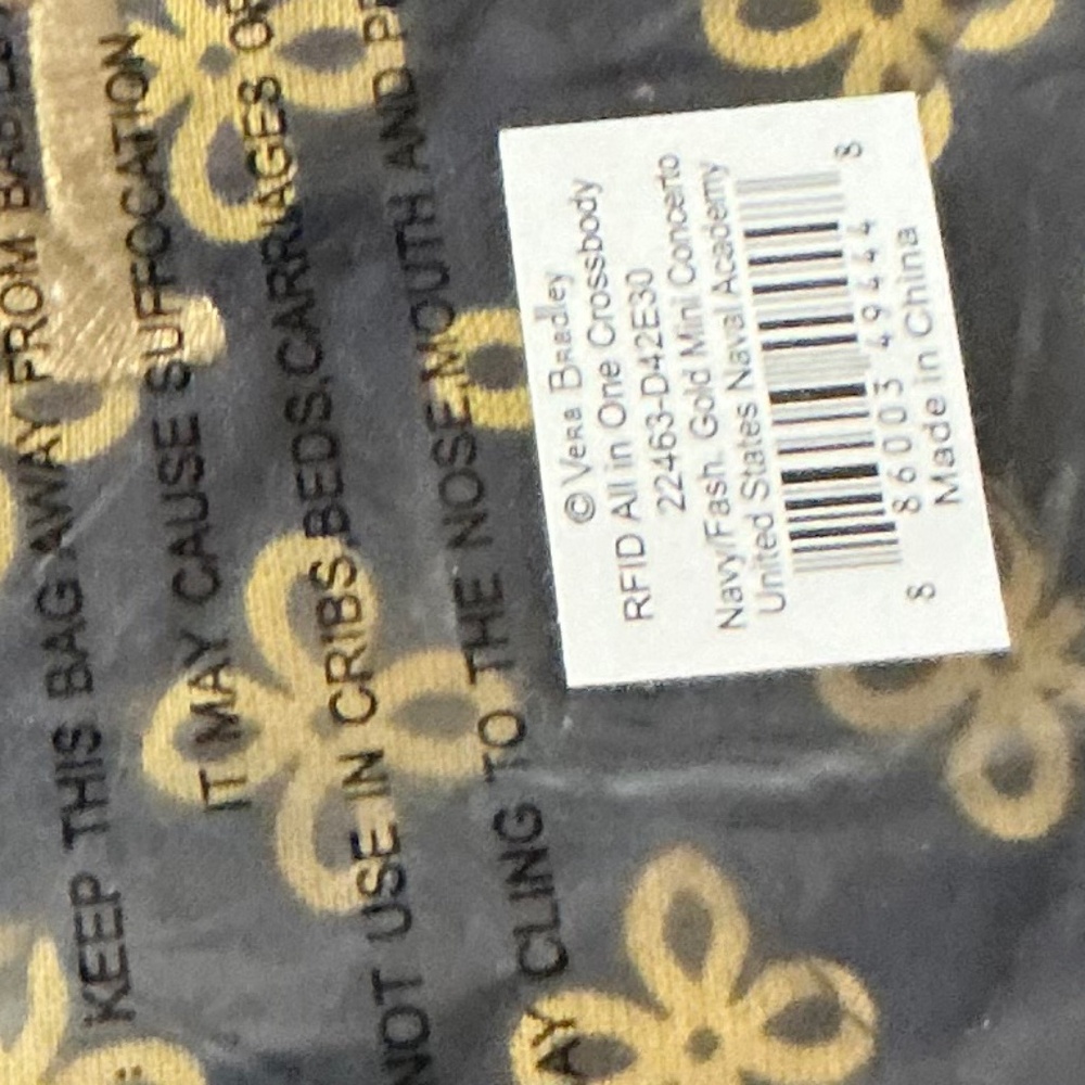 New Vera Bradley crossbody